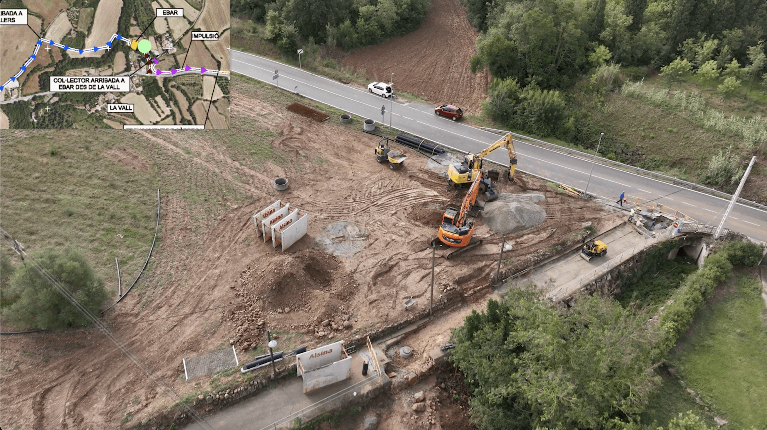 Drones y timelapse construcción y obras